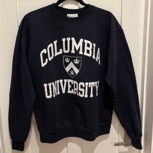 Columbia University Crest Sweatshirt (Navy; Uni-Sex Sizing)
